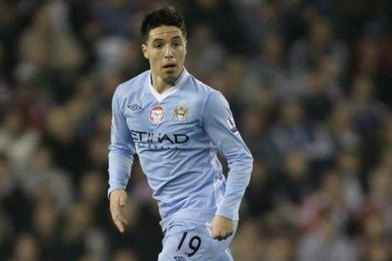 Samir Nasri has scored just four goals for Manchester City since his move from Arsenal last summer. Jon Super / AP Photo