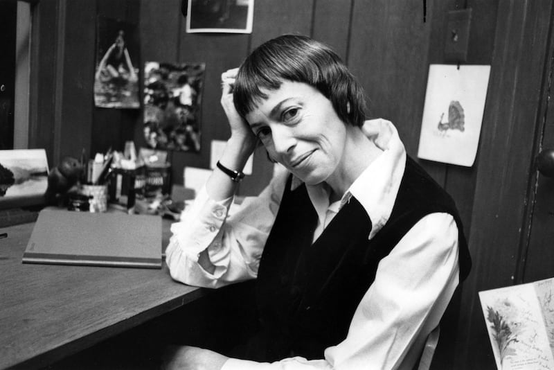 Author Ursula Le Guin is seen in a 1972 photo. Le Guin, the award-winning science fiction and fantasy writer who explored feminist themes and was best known for her Earthsea books, died peacefully Monday, Jan. 22, 2018, in Portland, Oregon, according to a brief family statement posted to her verified Twitter account. She was 88. (The Oregonian via AP)