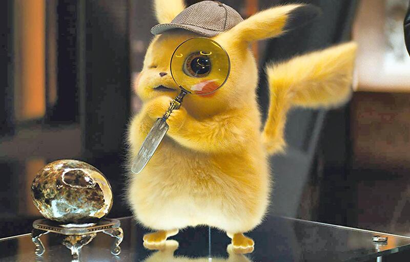 Ryan Reynolds voices the titular character in the upcoming 'Pokemon Detective Pikachu'. Courtesy Shooting Stars UAE