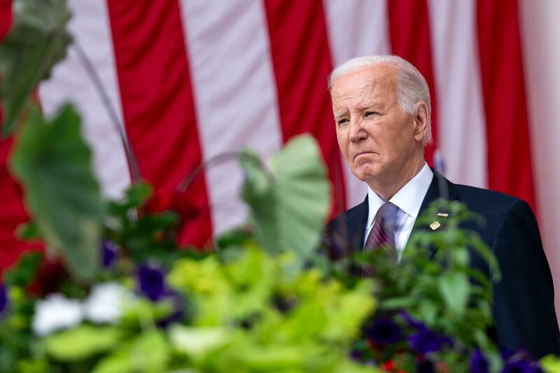US President Joe Biden has cast himself as preventing the Democratic Party from falling into the grip of the far left. EPA