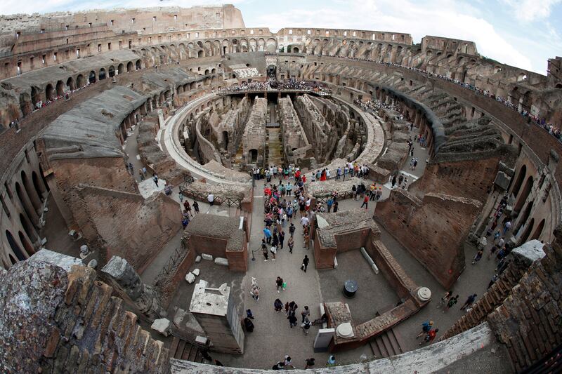 Tourists visit the Colosseum ahead of the busy summer season for much of Europe. Reuters
