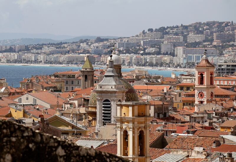 Nice is the capital of the Alpes-Maritimes region on the French Riviera. EPA