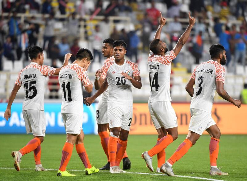 India's win over Thailand was their first at an Asian Cup since 1964. AFP