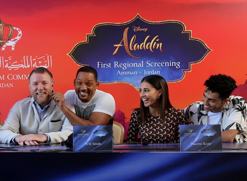 'Aladdin' will be released in UAE cinemas on May 23. AP