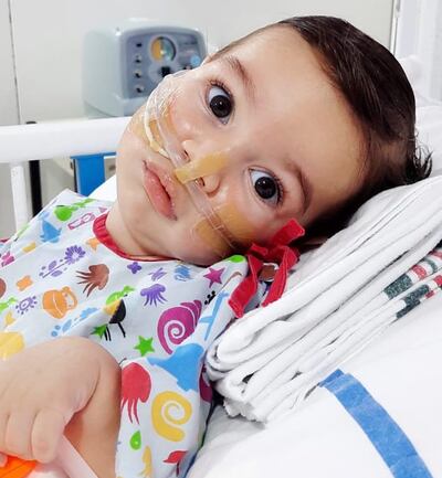 Ten-month-old Zain was rushed to hospital last month after he stopped breathing. Photo: Zain's family


