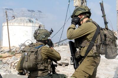 Israeli soldiers in the Gaza Strip. Reuters 