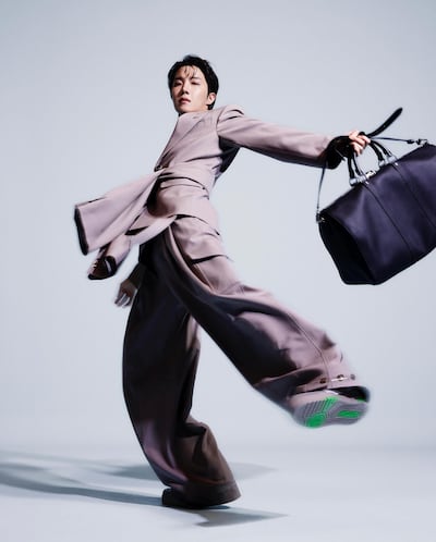 J-Hope stars in a dynamic new campaign for the Louis Vuitton Keepall bag. Photo: Louis Vuitton