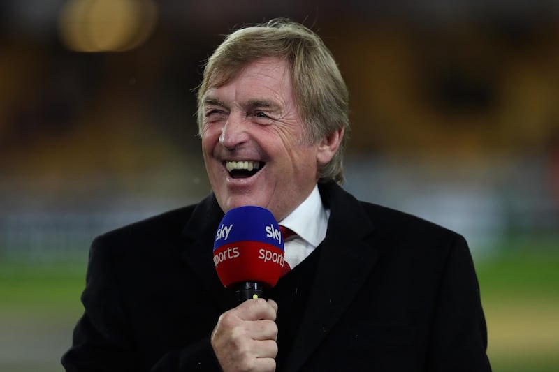 WOLVERHAMPTON, ENGLAND - DECEMBER 21:  Kenny Dalglish speaks to Sky Sports ahead of the Premier League match between Wolverhampton Wanderers and Liverpool FC at Molineux on December 21, 2018 in Wolverhampton, United Kingdom.  (Photo by David Rogers/Getty Images)
