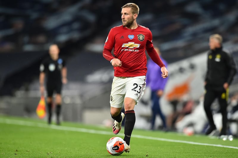 Luke Shaw - 6: His pace helps him recover but the left-back too often switches off in defensive situations. AFP