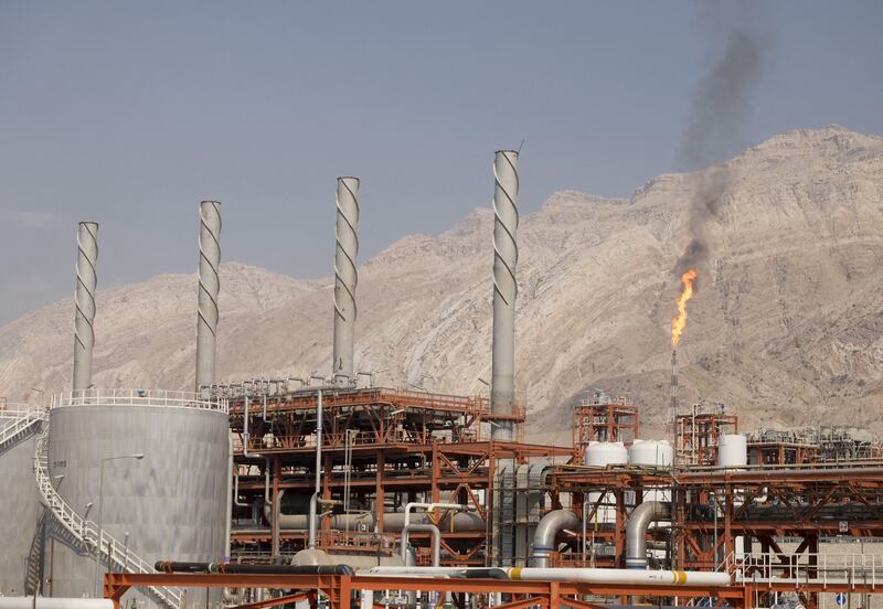 A plant of the South Pars Gas field at Asalouyeh port in Iran. TIMA / Reuters