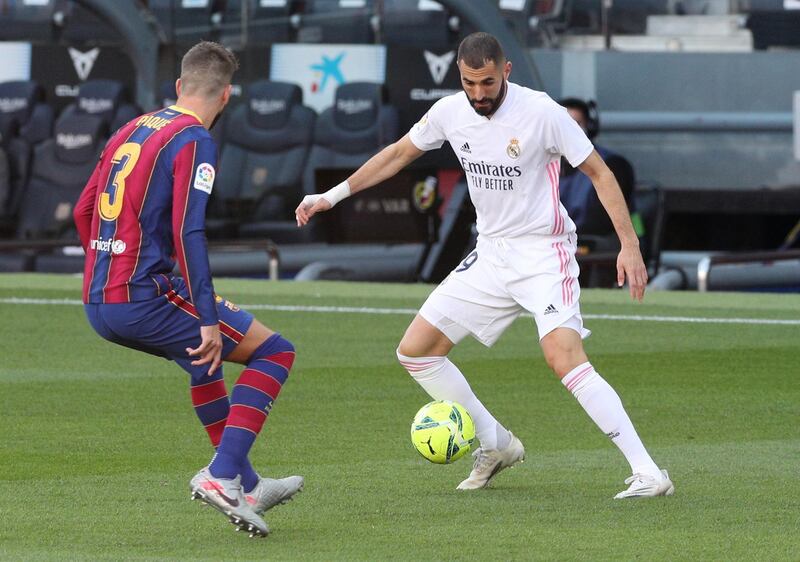 Karim Benzema - 7. A lovely ball through the lines released Valverde for the opener and the Madrid number 9 knitted play together brilliantly in the final third, but he will be bitterly disappointed that he was unable to stretch Neto when presented with a great chance at the midway point of the first half. Reuters