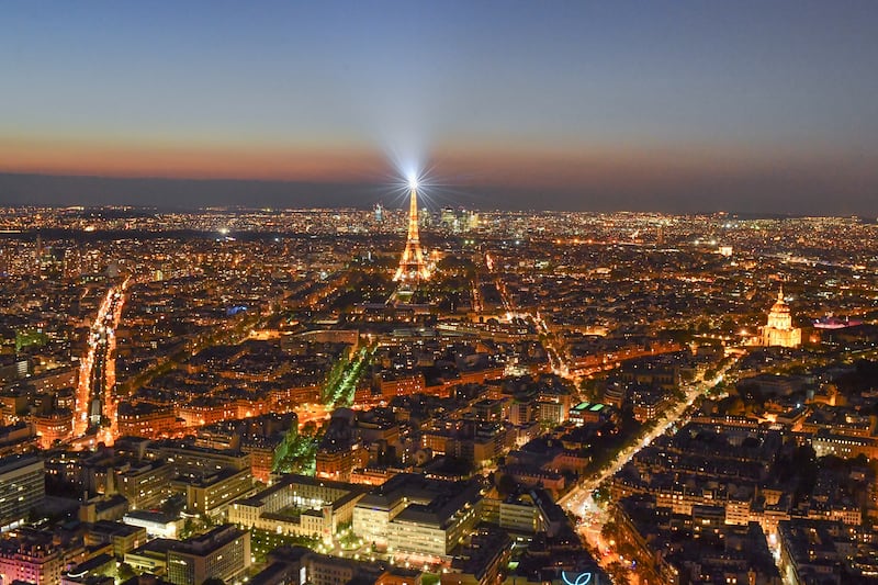 Locals want the “invasive” night-time city lights turned down in Paris. Getty Images