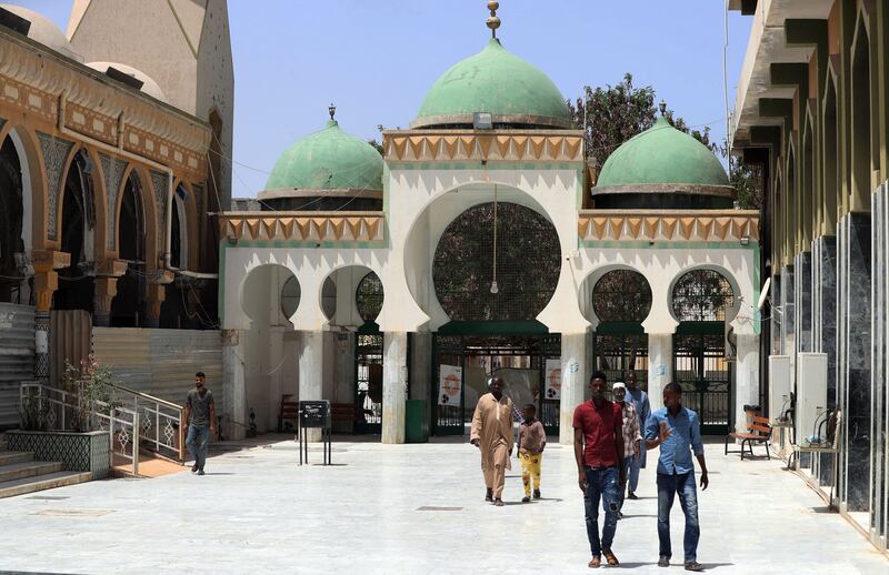 The Sufi mosque also includes a boarding school and a university. Followers of the Muslim mystical tradition are working to renovate and preserve their heritage.