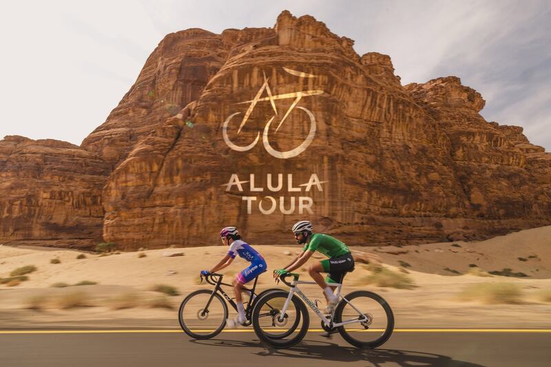 The AlUla Tour will feature more than 199 cyclists from 17 teams across the globe. Photo: AlUla
