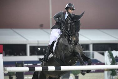 Sheikha Latifa Al Maktoum will lead the way for UAE at the FBMA International Showjumping Cup. Reem Mohammed / The National