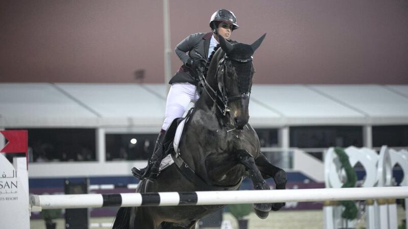 Sheikha Latifa Al Maktoum will lead the way for UAE at the FBMA International Showjumping Cup. Reem Mohammed / The National