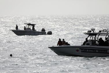 Venezuelan security forces boats are seen, after Venezuela's government announced a failed "mercenary" incursion, in Macuto, Venezuela, May 3, 2020. REUTERS