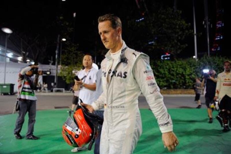 Michael Schumacher has announced he will retire at the end of the season.