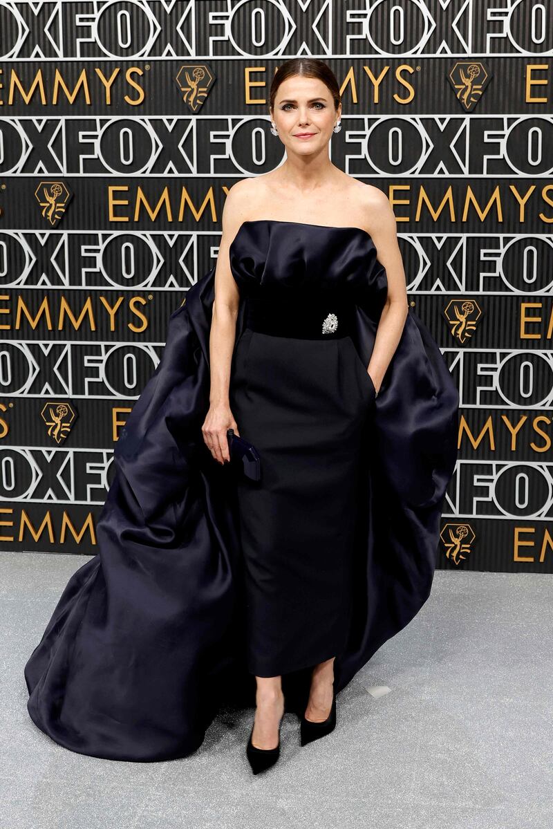 Keri Russell wears Alexandre Vauthier. Getty Images 