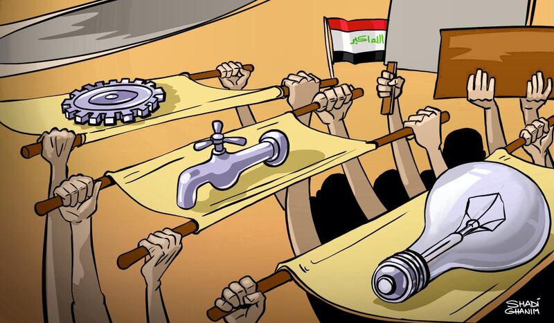 Editorial cartoon for July 18, 2018 by Shadi Ghanim