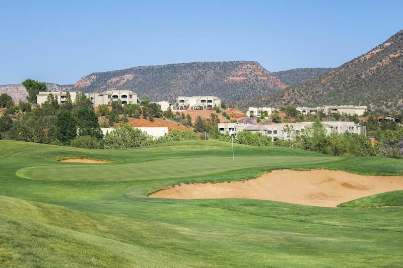 The limited-time Golf Getaway package is available at Diamond-managed properties in Sedona, including The Ridge on Sedona Golf Resort, Sedona Summit, Bell Rock Inn and Los Abrigados Resort & Spa and Mystic Dunes Resort & Golf Club in Orlando. Photo: Diamond Resorts