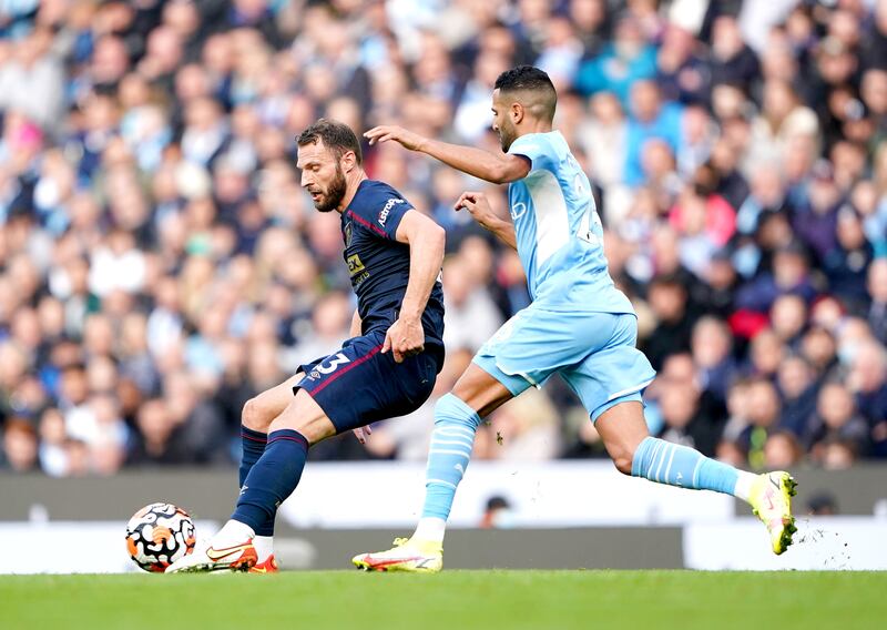 Erik Pieters 5 – The left-back could have used some help at the Etihad Stadium, with the defender often facing two players to deal with after the ball was switched from the opposite side. A tough day, but Burnley's defensive tactics are partly to blame. PA