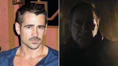 Colin Farrell is virtually unrecognisable as Oswald Cobblepot, The Penguin, in 'The Batman' trailer. 