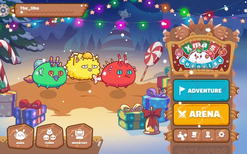 Axie Infinity is a play-to-earn game that allows players to earn cryptocurrency. Photo: Sky Mavis