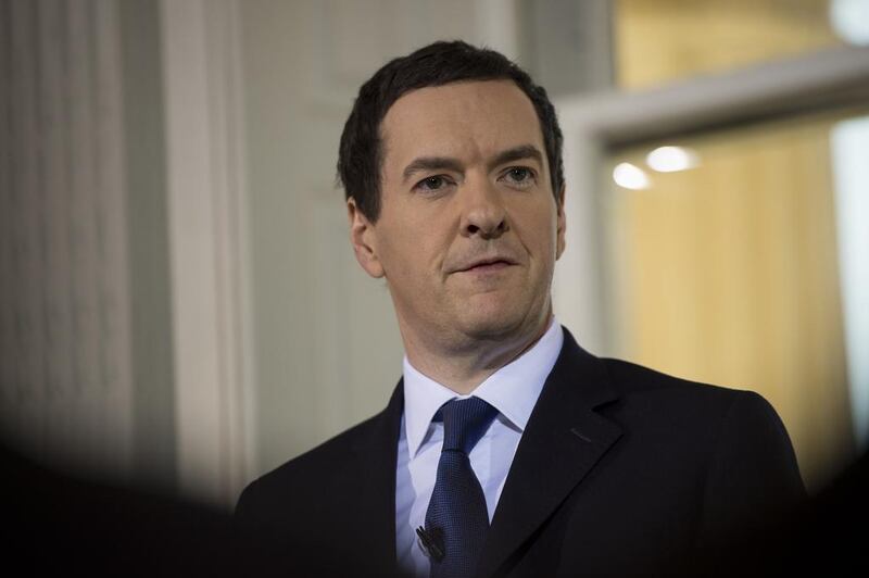 Former British  chancellor George Osborne.     Niklas Halle'n / AFP