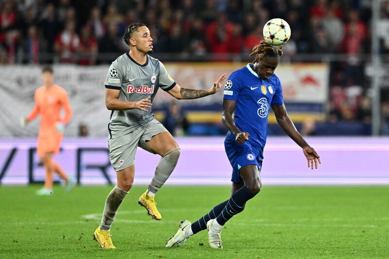 Trevoh Chalobah, 7 – A strong performance from the youngster. Relieved some early pressure with a brilliant defensive header to repel an in-swinging Salzburg corner and showed superb strength to hold off the hustling Okafor and see the ball out for a goal-kick. AFP
