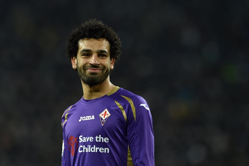 TURIN, ITALY - MARCH 05:  Mohamed Salah of ACF Fiorentina looks on during the TIM Cup match between Juventus FC and ACF Fiorentina at Juventus Arena on March 5, 2015 in Turin, Italy.  (Photo by Valerio Pennicino/Getty Images)