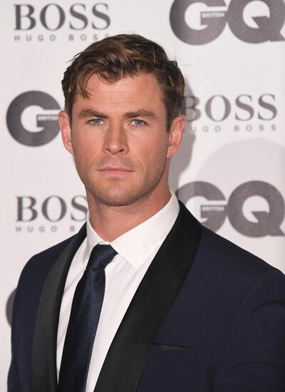 LONDON, ENGLAND - SEPTEMBER 05:  Chris Hemsworth attends the GQ Men of the Year awards at the Tate Modern on September 5, 2018 in London, England.  (Photo by Stuart C. Wilson/Getty Images)