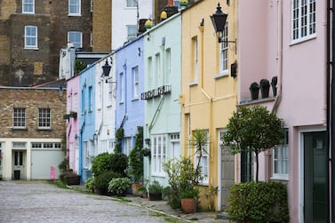 Mews residential properties in the Paddington area of London. Average house prices were up 9.5 per cent in May from the same month a year earlier – equivalent to £22,000 over 12 months. Bloomberg