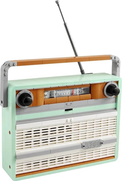 Build a functioning radio with Lego's vintage-inspired set. Photo: Lego 