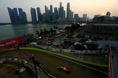 The amount of time required to construct the Singapore street circuit made hosting the 2020 race impossible. Reuters
