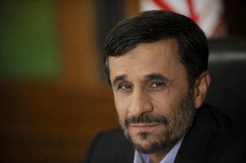 Mahmoud Ahmadinejad, the president of Iran, says his country is dealing with the West from a position of strength.