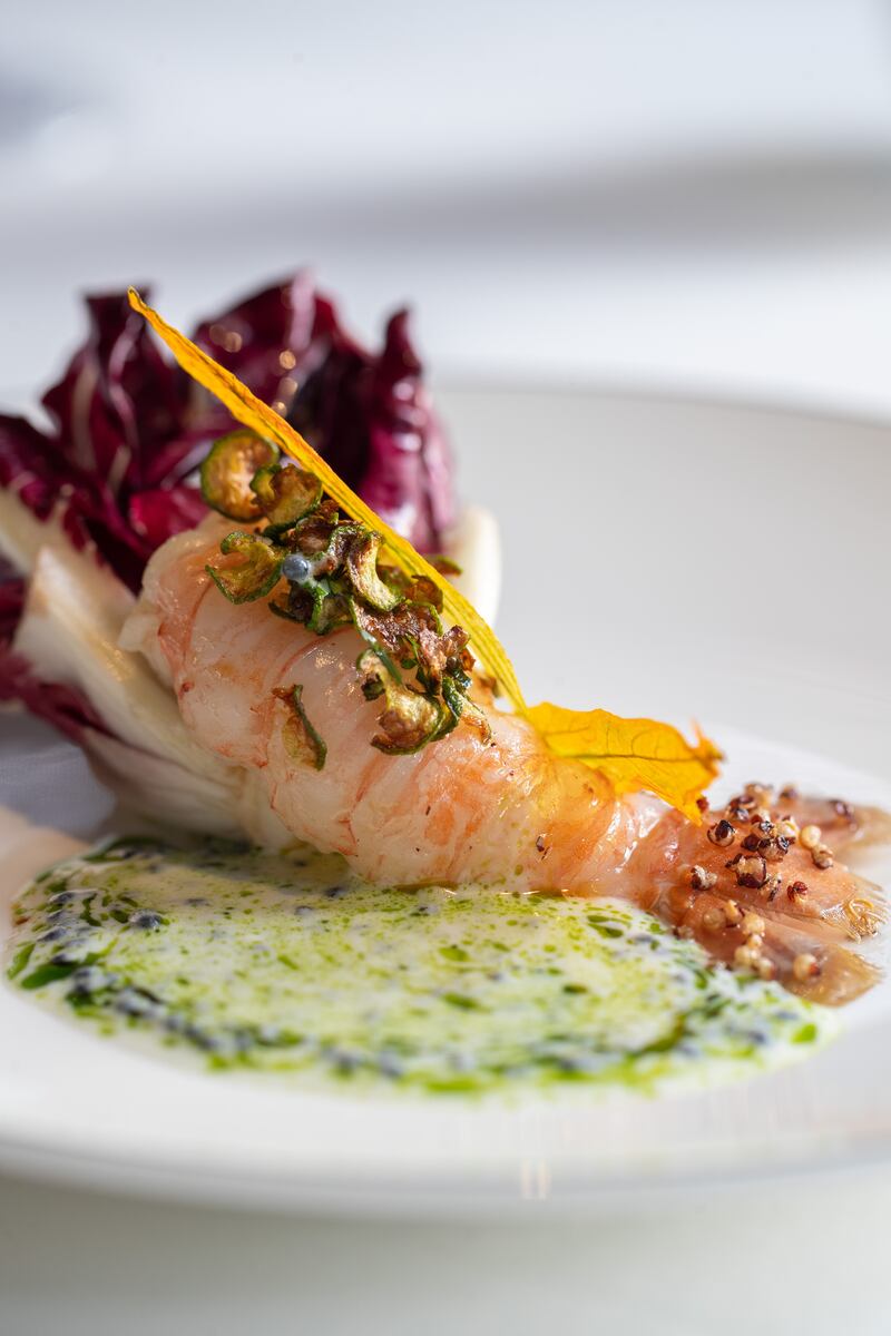 A five-course menu awaits diners at Roberto's in the DIFC. Photo: Roberto's