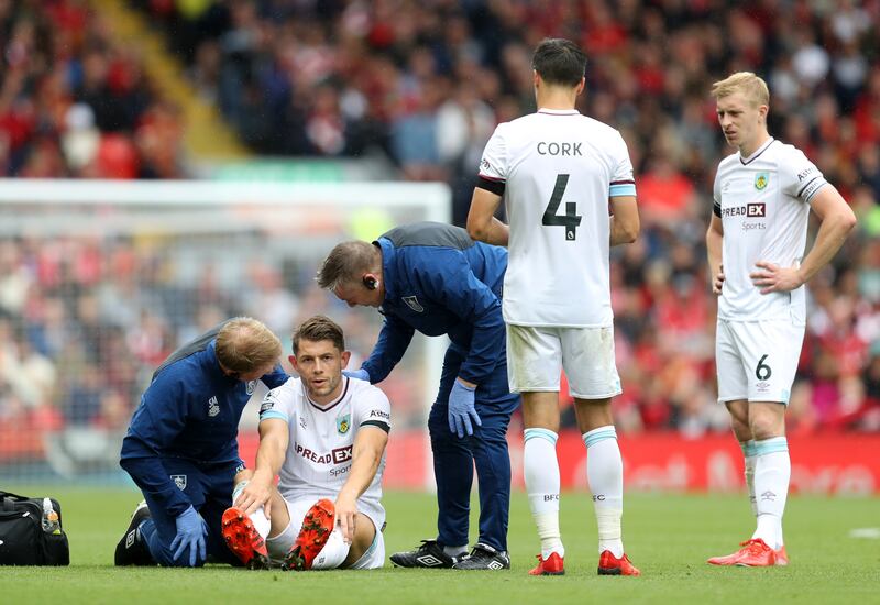 James Tarkowski - 6. The 28-year-old rose to the challenge when tested in the air. He made some important interceptions as Liverpool piled on the pressure. Reuters