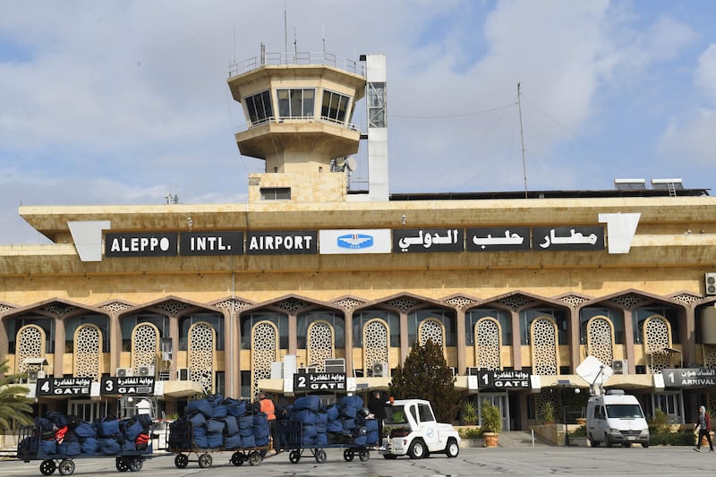 Aleppo International Airport. AFP