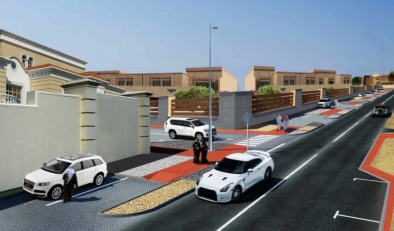 A near Dh400 million roads and infrastructure project has been announced for the outskirts of the capital. Courtesy Abu Dhabi Municipality