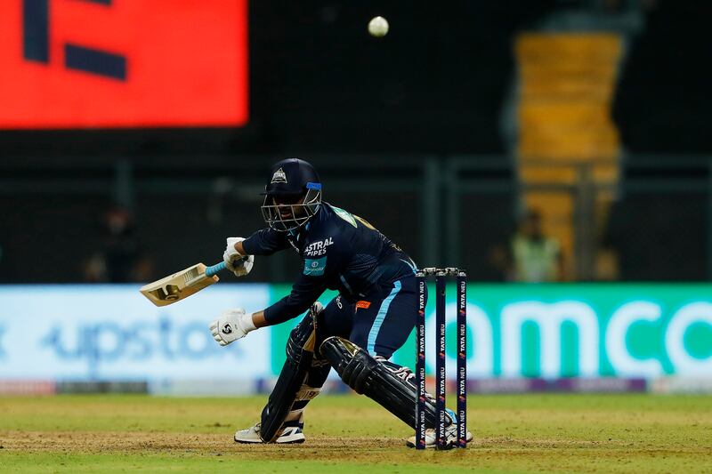 Rahul Tewatia hit an unbeaten 40 for Gujarat Titans in their IPL win over Lucknow Super Giants at the Wankhede Stadium in Mumbai on Monday, March 28, 2022. Sportzpics for IPL