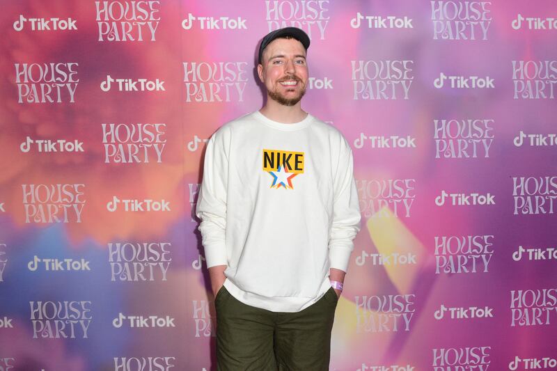 Donaldson at TikTok House Party at VidCon 2022 in California. AFP