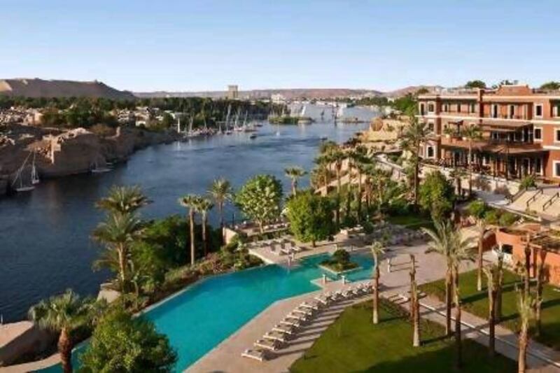 The Sofitel Legend Old Cataract, Aswan offers beautiful views of the Nile and colonial design combined with Egyptian hospitality.