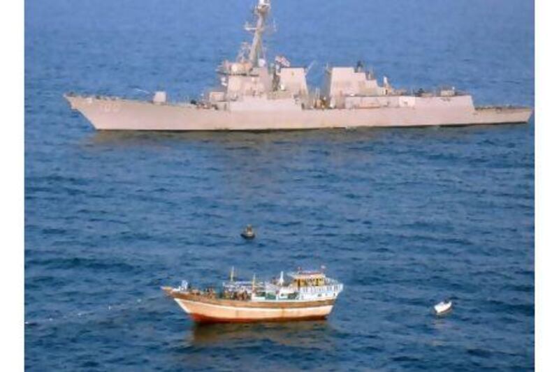 A reader argues that more aggressive action, such as the US navy's rescue of an Iranian fishing boat earlier this month, could offer a permanent solution to the scourge of Somali piracy. AP