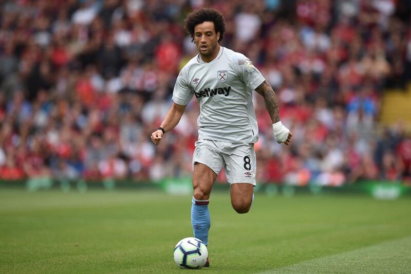 Felipe Anderson - West Ham. The club record buy from Lazio made his first Premier League start against Liverpool but was hauled off after 62 minutes having made little impact.  AFP