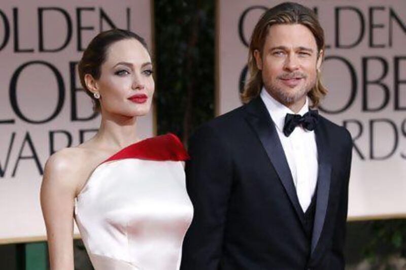 Angelina Jolie and Brad Pitt. Reuters