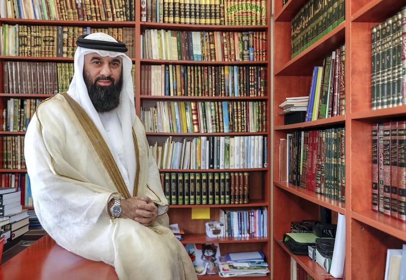 Abu Dhabi, United Arab Emirates, May 17, 2019.  My Ramadan – Portrait of Sheikh Abdullah Al Ansari.
Victor Besa/The National
Section:  NA
Reporter:  Salam Al  Amir