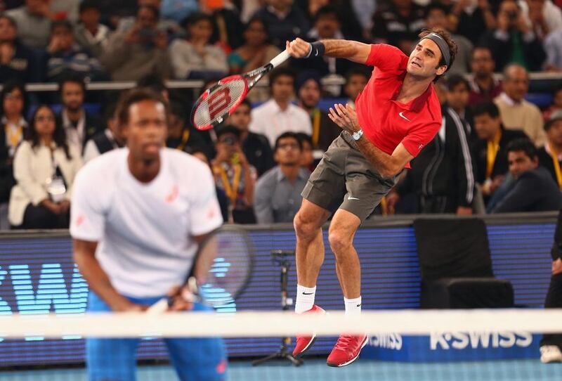 Roger Federer, right, has already suggested some tweaks to IPTL next season, according to Mahesh Bhupathi. Clive Brunskill / Getty Images