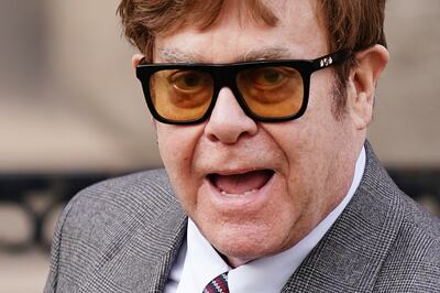 Elton John has joined a $5 million investment round in British music start-up Audoo. PA 