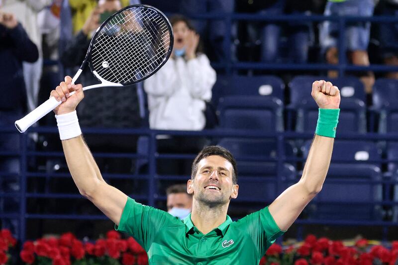 Novak Djokovic was playing his first match since the Australian Open visa row. AFP